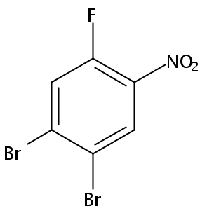 2-氟-4,5-二溴硝基苯