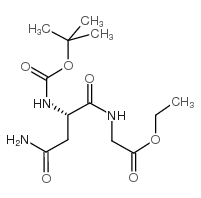 ethyl 2-[[(2S)-4-amino-2-[(2-methylpropan-2-yl)oxycarbonylamino]-4-oxobutanoyl]amino]acetate