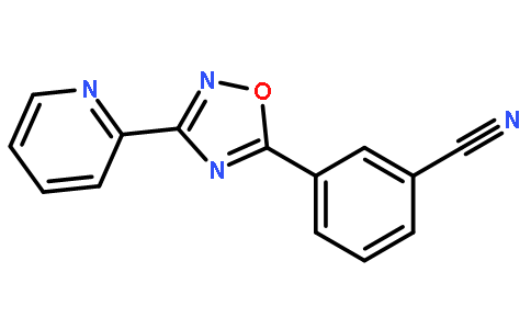 3-(3-(吡啶-2-基)-1,2,4-噁二唑-5-基)苯甲腈
