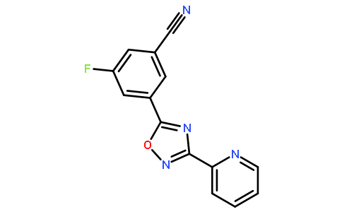 3-(吡啶-2-基)-5-(3-氟-5-氰基苯基)-1,2,4-噁二唑