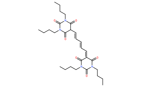 1,3-二丁基-5-[5-(1,3-二丁基六氢-2,4,6-三氧代-5-嘧啶基)-2,4-戊二烯-1-亚基]-2,4,6(1H,3H,5H)嘧啶三酮
