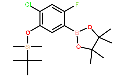 4-氯-2-氟-5-(TBDMSO)苯硼酸频那醇酯