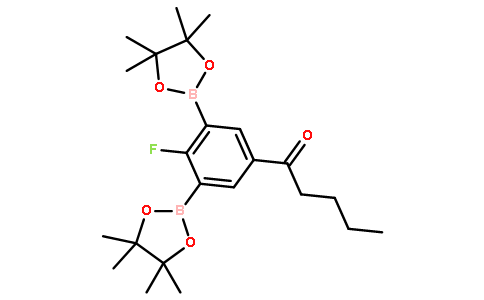 2-氟-5-pentanoyl-1,3-苯基ene二硼酸频那醇酯