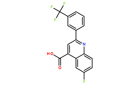 6-氟-2-(3-(三氟甲基)苯基)喹啉-4-羧酸