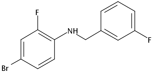 4-溴-2-氟-N-(3-氟苄基)苯胺