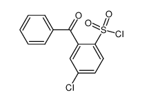 2-benzoyl-4-chloro-benzenesulphonyl chloride