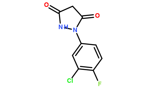 1-(3-氯-4-氟苯基)吡唑啉-3,5-二酮