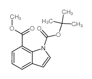 1-Boc-吲哚-7-羧酸甲酯