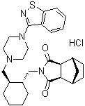 (3aR,4S,7R,7aS)-rel-2-[[(1R,2R)-2-[[4-(1,2-苯并异噻唑-3-基)-1-哌嗪基]甲基]环己基]甲基]六氢-4,7-甲桥-1H-异吲哚-1,3(2H)-二酮盐酸盐