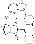 (3aR,4R,7S,7aS)-rel-2-[[(1R,2R)-2-[[4-(1,2-苯并异噻唑-3-基)-1-哌嗪基]甲基]环己基]甲基]六氢-4,7-甲桥-1H-异吲哚-1,3(2H)-二酮盐酸盐