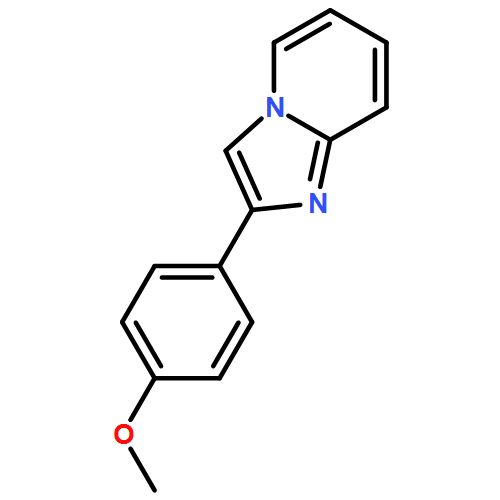 2-(4-甲氧基-苯基)-咪唑并[1,2-a]吡啶氢溴酸