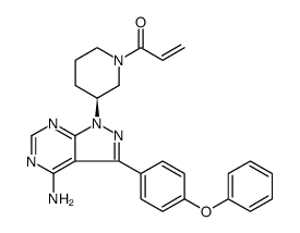 2-Propen-1-one, 1-[(3S)-3-[4-amino-3-(4-phenoxyphenyl)-1H-pyrazolo[3,4-d]pyrimidin-1-yl]-1-piperidinyl]