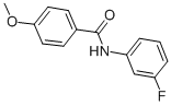 N-(3-氟苯基)-4-甲氧基苯甲酰胺