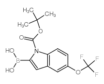1-(叔丁氧基羰基)-5-(三氟甲氧基)吲哚-2-硼酸