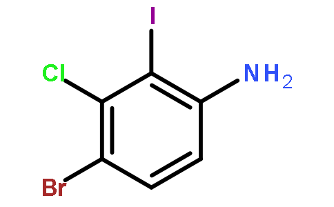 4-溴-3-氯-2-碘苯胺