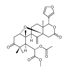 Methyl (2S)-acetoxy[(1S,3S,7R,8R,9R,12S,13R)-13-(3-furyl)-6,6,8,12-tetramethyl-17-methylene-5,15-dioxo-2,14-dioxatetracyclo[7.7.1.01,12.03,8]heptadec-7-yl]acetate