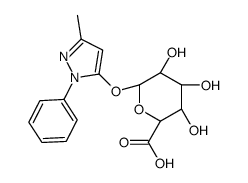 (2S,3S,4S,5R,6S)-3,4,5-trihydroxy-6-(5-methyl-2-phenylpyrazol-3-yl)oxyoxane-2-carboxylic acid