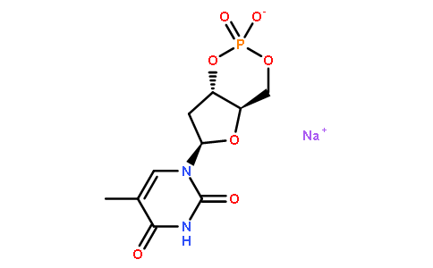 胸腺嘧啶脱氧核苷 3:5-环单磷酸钠盐