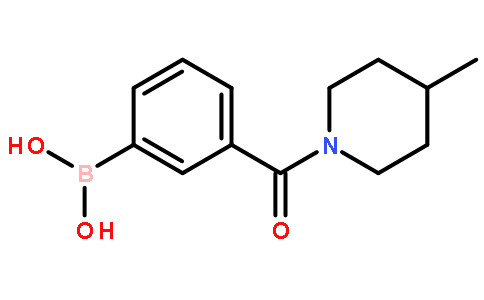 3-(4-甲基-1-哌啶羰基)苯硼酸