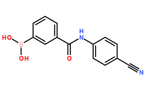 3-(4-氰基苯基)甲酰氨苯基硼酸