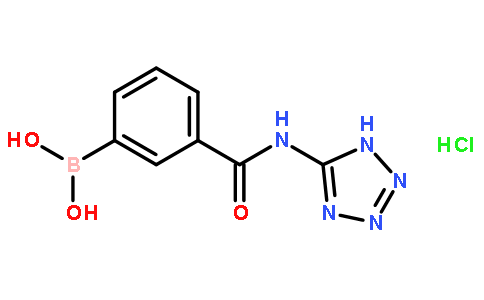 3-(1H-四唑-5-基氨甲酰基)苯硼酸盐酸盐