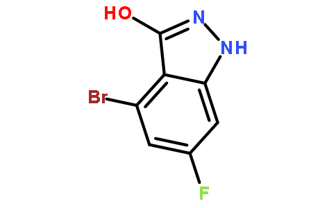 4-溴-3-羟基-6-氟-(1H)吲唑