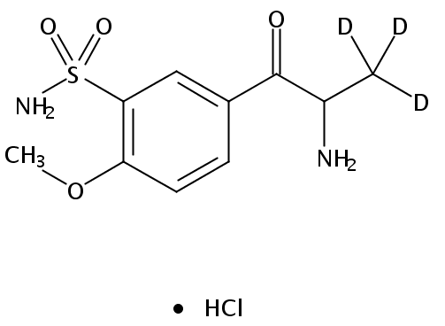 2-Amino-1-(4’-methoxy-3’-sulfonamidophenyl)-2-propanone-d3 Hydrochloride