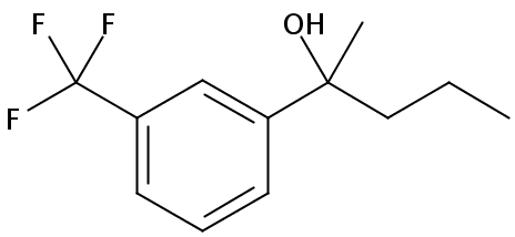 2-[3-(trifluoromethyl)phenyl]pentan-2-ol