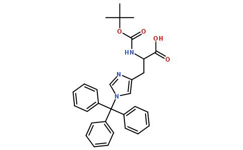 N-Boc-N'-三苯甲基-D-组氨酸