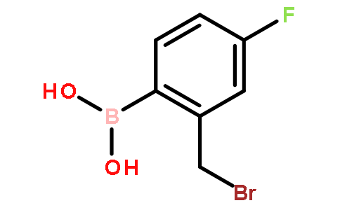 2-溴甲基-4-氟苯基硼酸