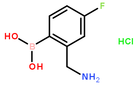 2-氨甲基-4-氟苯基硼酸盐酸盐