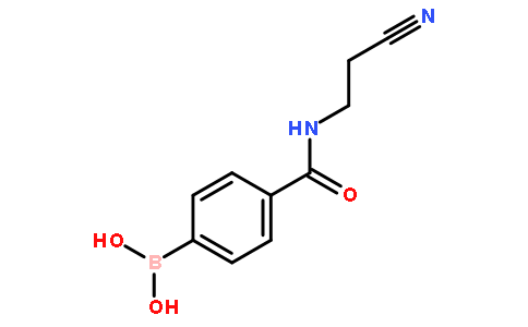 4-(2-氰基乙基甲酰氨)苯基硼酸