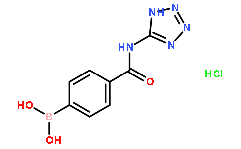 4-(1H-四唑-5-基氨甲酰基)苯硼酸盐酸盐