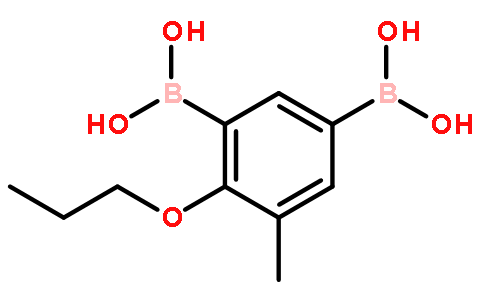 5-甲基-4-丙氧基-1,3-亚苯基二硼酸