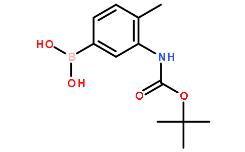 3-BOC-氨基-4-甲基苯基硼酸
