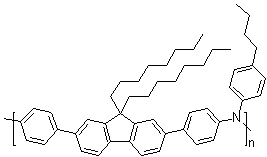 聚[(9,9-二辛基芴基-2,7-二基)-co-(4,4'-(N-(对丁基苯基))二苯胺)]