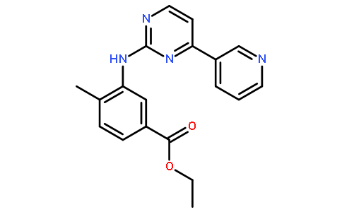 4-甲基-3-[[4-(3-吡啶基)-2-嘧啶基]氨基]苯甲酸乙酯