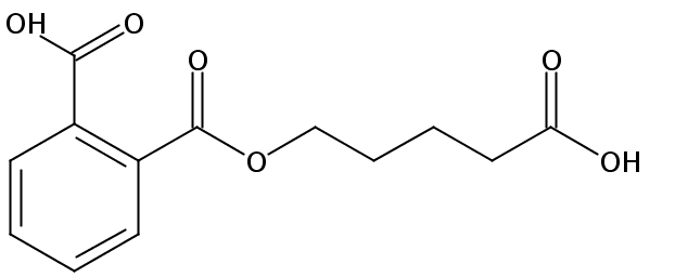 2-(4-carboxybutoxycarbonyl)benzoate