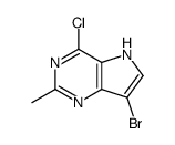 7-bromo-4-chloro-2-methyl-5H-pyrrolo[3,2-d]pyrimidine