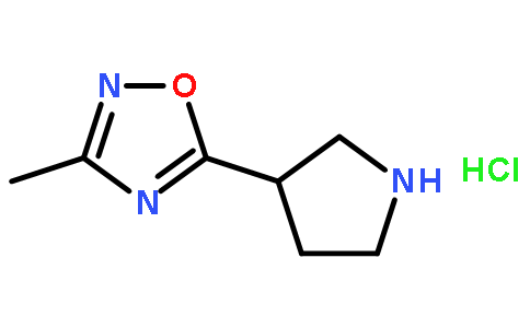 3-甲基-5-(3-吡咯烷)-1,2,4-噁二唑盐酸盐