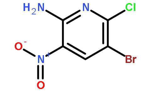 5-溴-6-氯-3-硝基-2-吡啶胺
