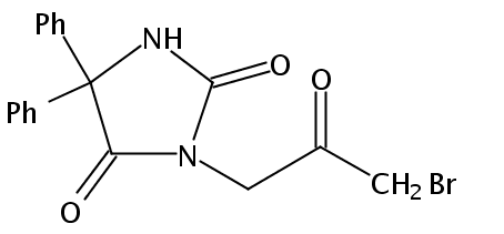 3-(3-Bromo-2-oxopropyl)-5,5-diphenylimidazolidine-2,4-dione