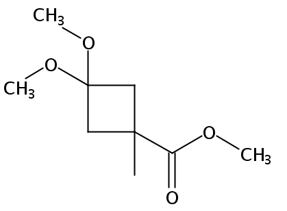 Methyl 3,3-dimethoxy-1-methylcyclobutanecarboxylate