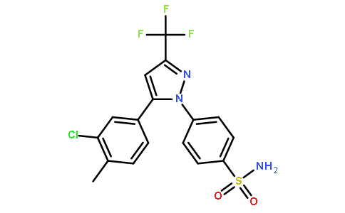 苯磺酰胺,4-[5-(3-氯-4-甲基苯基)-3-(三氟甲基)-1H-吡唑-1-基]-