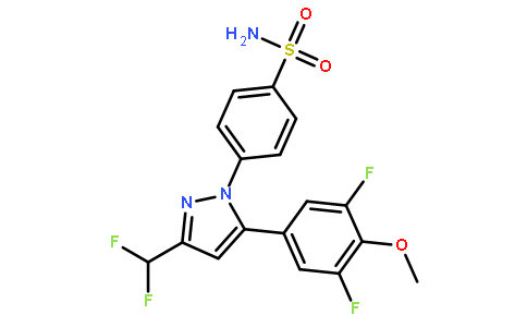 苯磺酰胺,4-[5-(3,5-二氟-4-甲氧苯基)-3-(二氟甲基)-1H-吡唑-1-基]-