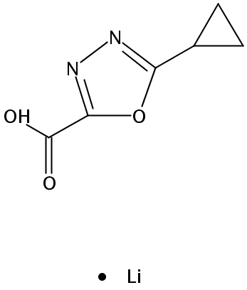 Lithium 5-cyclopropyl-1,3,4-oxadiazole-2-carboxylate