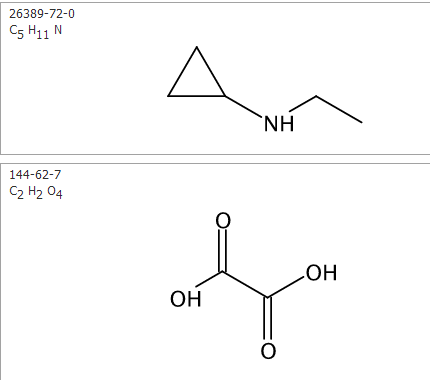环丙基-乙基-胺草酸盐
