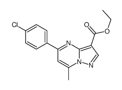 ethyl 5-(4-chlorophenyl)-7-methylpyrazolo[1,5-a]pyrimidine-3-carboxylate