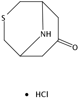 3-Thia-9-azabicyclo[3.3.1]nonan-7-one hydrochloride