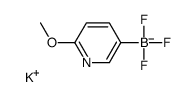 Potassium trifluoro(6-methoxy-3-pyridinyl)borate(1-)